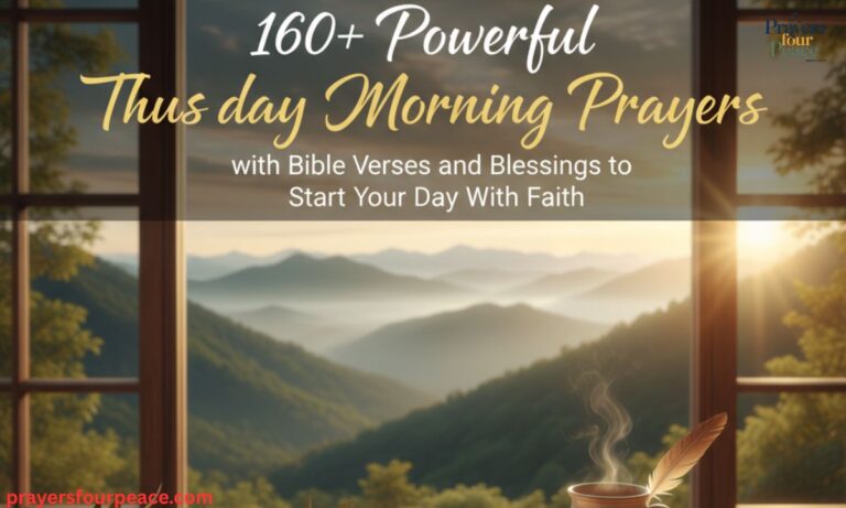 160+ Powerful Thursday Morning Prayers with Bible Verses and Blessings to Start Your Day With Faith