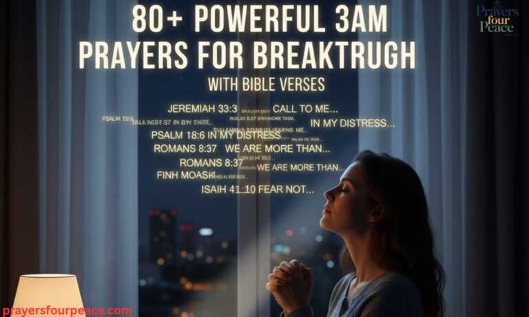 80+ Powerful 3am prayers for breakthrough with Bible Verses++