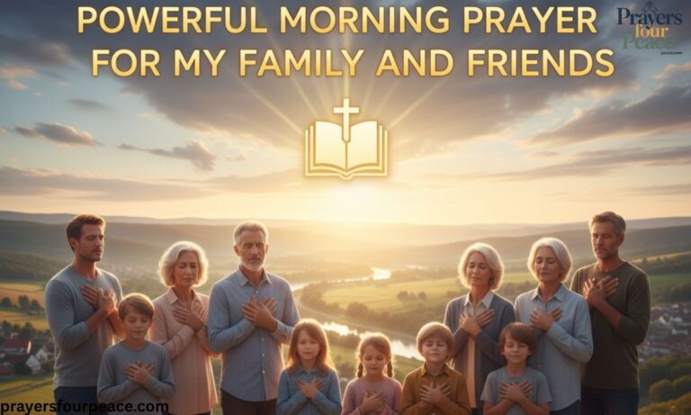 Powerful Morning Prayer For My Family And Friends
