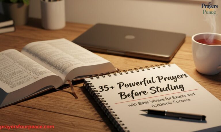 35+ Powerful Prayers Before Studying with Bible Verses for Exams and Academic Success