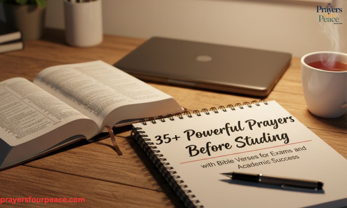 35+ Powerful Prayers Before Studying with Bible Verses for Exams and ...