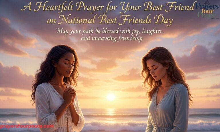 A Heartfelt Prayer for Your Best Friend on National Best Friends Day