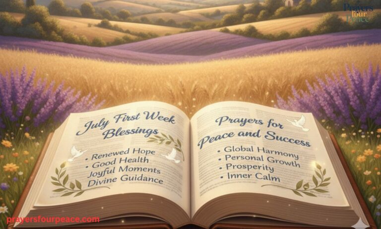 July First Week Blessings and Prayers for Peace and Success