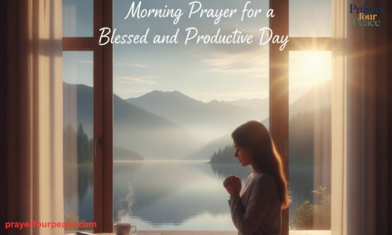 Morning Prayer for a Blessed and Productive Day