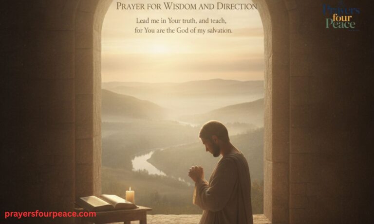 Prayer for Wisdom and Direction in Life