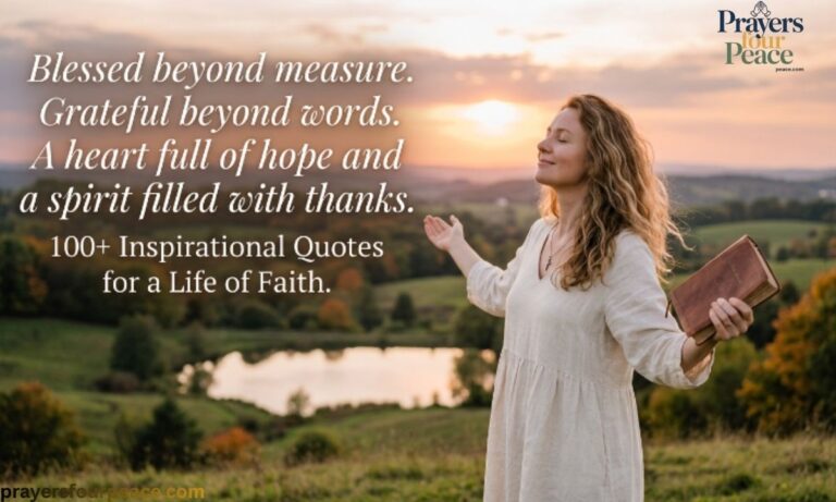 Discover 100+ inspirational blessed beyond measure quotes about gratitude, faith, happiness, and God’s blessings to inspire a heart full of hope and thankfulness.