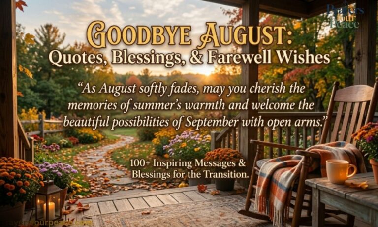 Goodbye August Quotes and Blessings 100+ Messages & Wishes