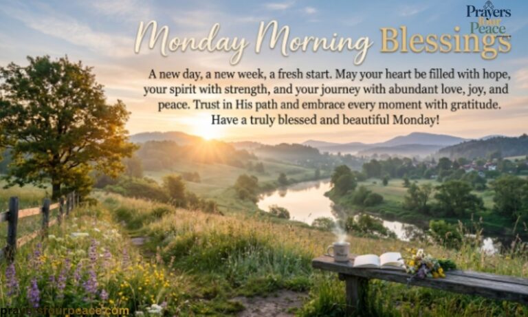Monday Morning Blessings 100+ Beautiful Good Morning Wishes, Prayers & Images