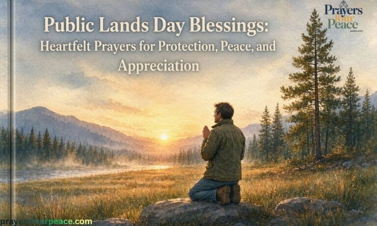 Public Lands Day Blessings Heartfelt Prayers for Protection, Peace, and Appreciation