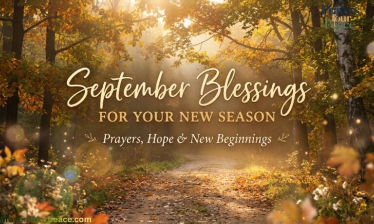 September Blessings for Your New Season Prayers, Hope & New Beginnings