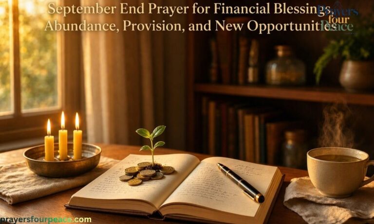 September End Prayer for Financial Blessings, Abundance, Provision, and New Opportunities