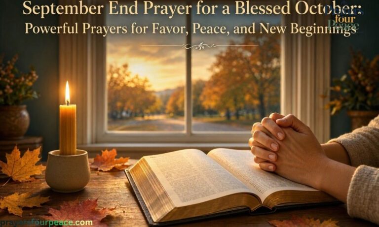 September End Prayer for a Blessed October Powerful Prayers for Favor, Peace, and New Beginnings