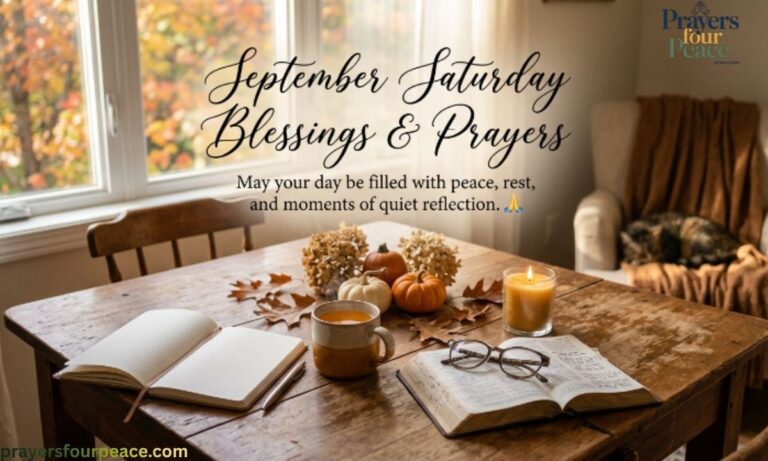 September Saturday Blessings and Prayers