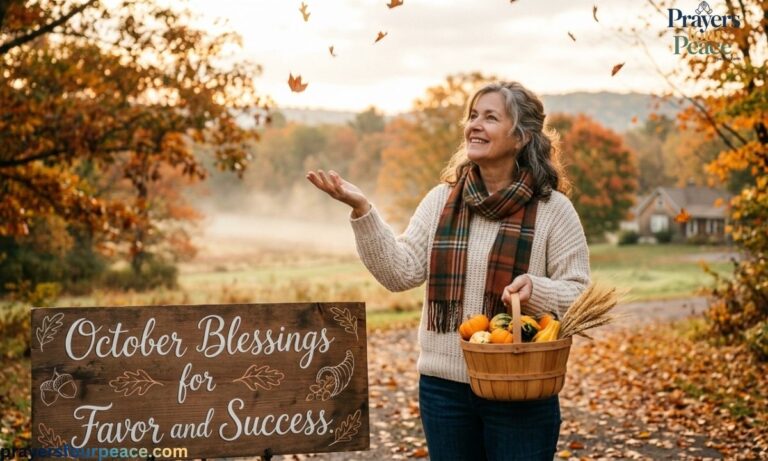 October Blessings for Favor and Success