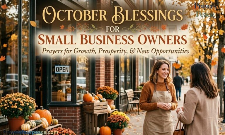 October Blessings for Small Business Owners Prayers for Growth, Prosperity, and New Opportunities