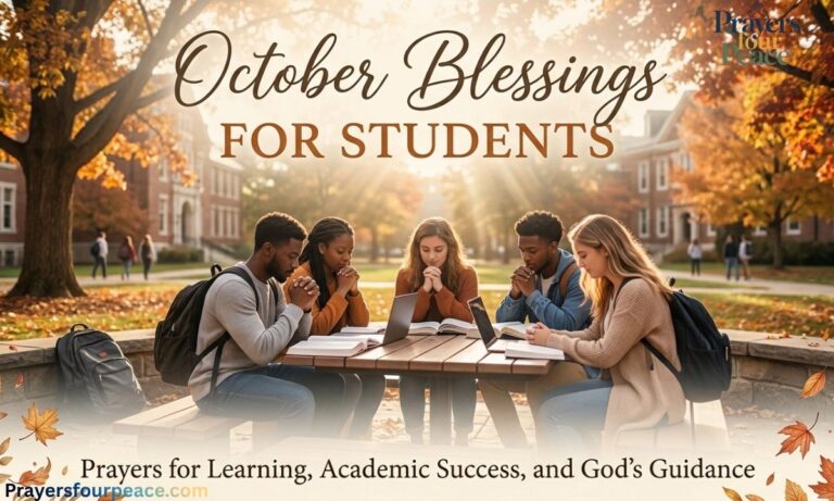 October Blessings for Students Prayers for Learning, Academic Success, and God’s Guidance