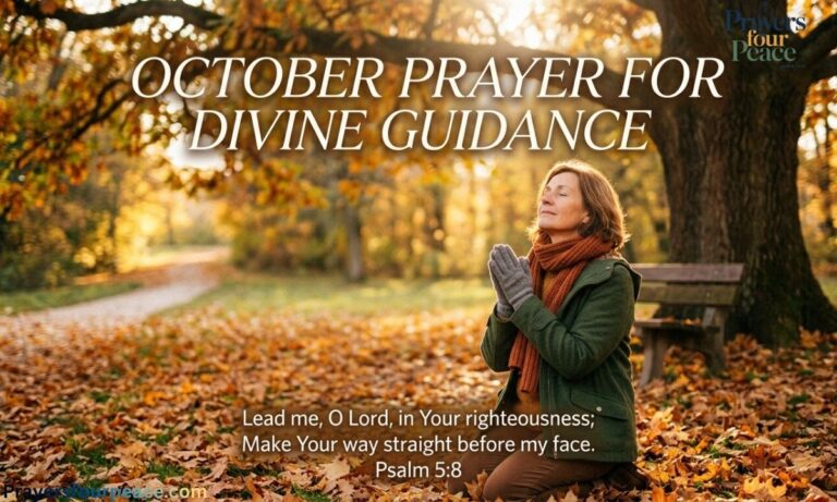 October Prayer for Divine Guidance