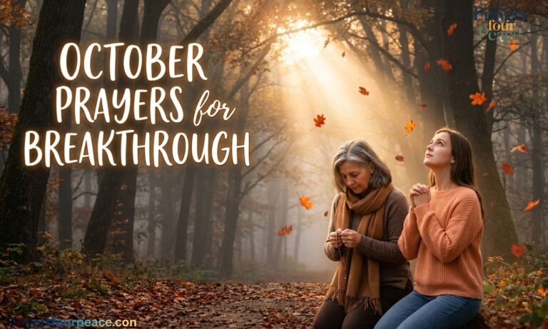 October Prayers for Breakthrough