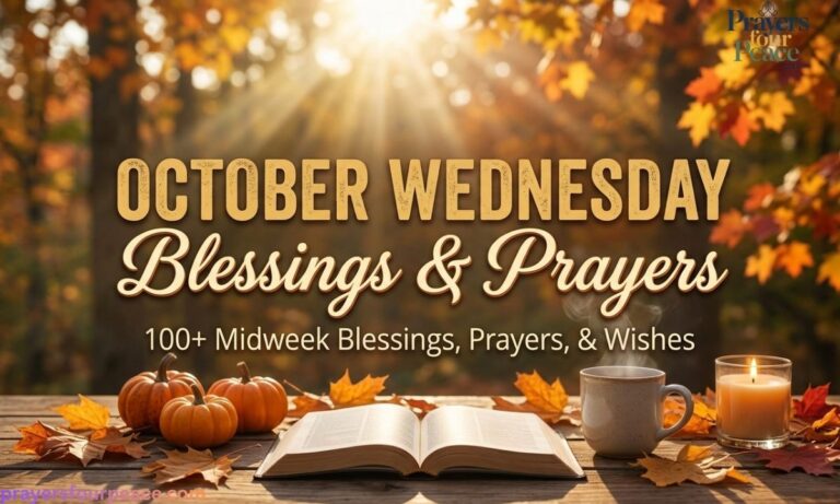 October Wednesday Blessings and Prayers: 100+ Midweek Blessings, Prayers, and Wishes